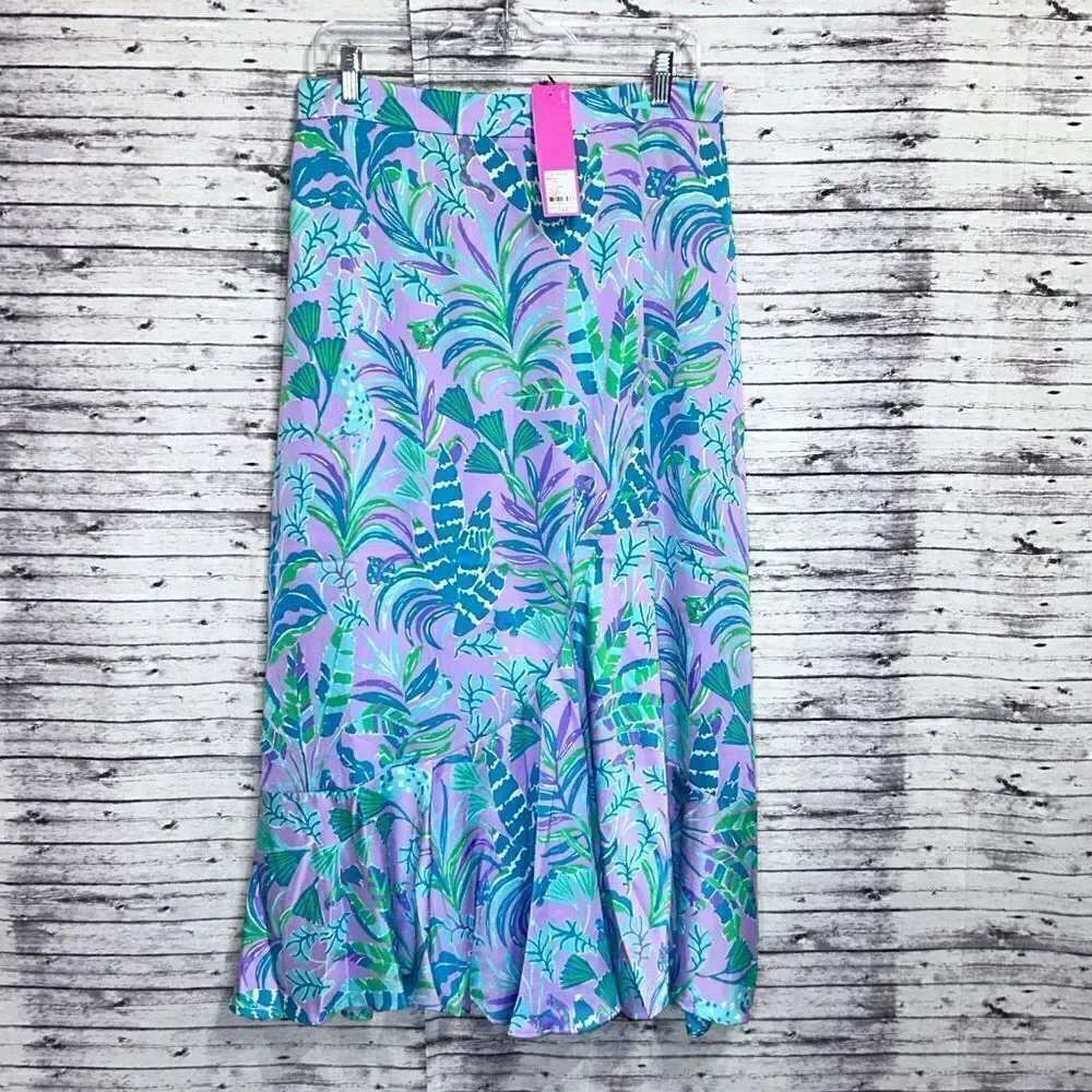 Lilly Pulitzer Britney Midi Skirt On The Chase